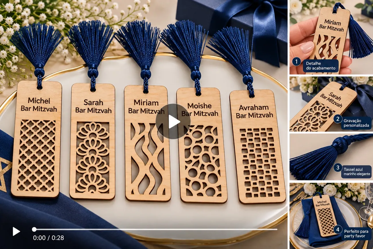Lavender Bat Mitzvah favors