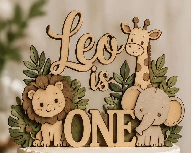 Wedding cake topper β rustic style